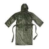 VINGA Louis luxe pluche RPET badjas maat S/M