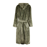 VINGA Louis luxe pluche RPET badjas maat S/M