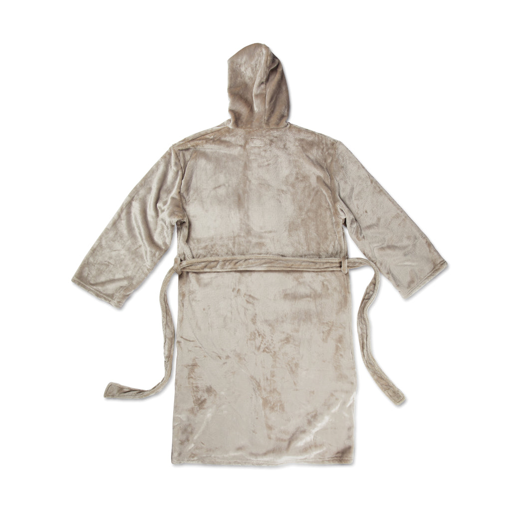 VINGA Louis luxe pluche RPET badjas maat L/XL