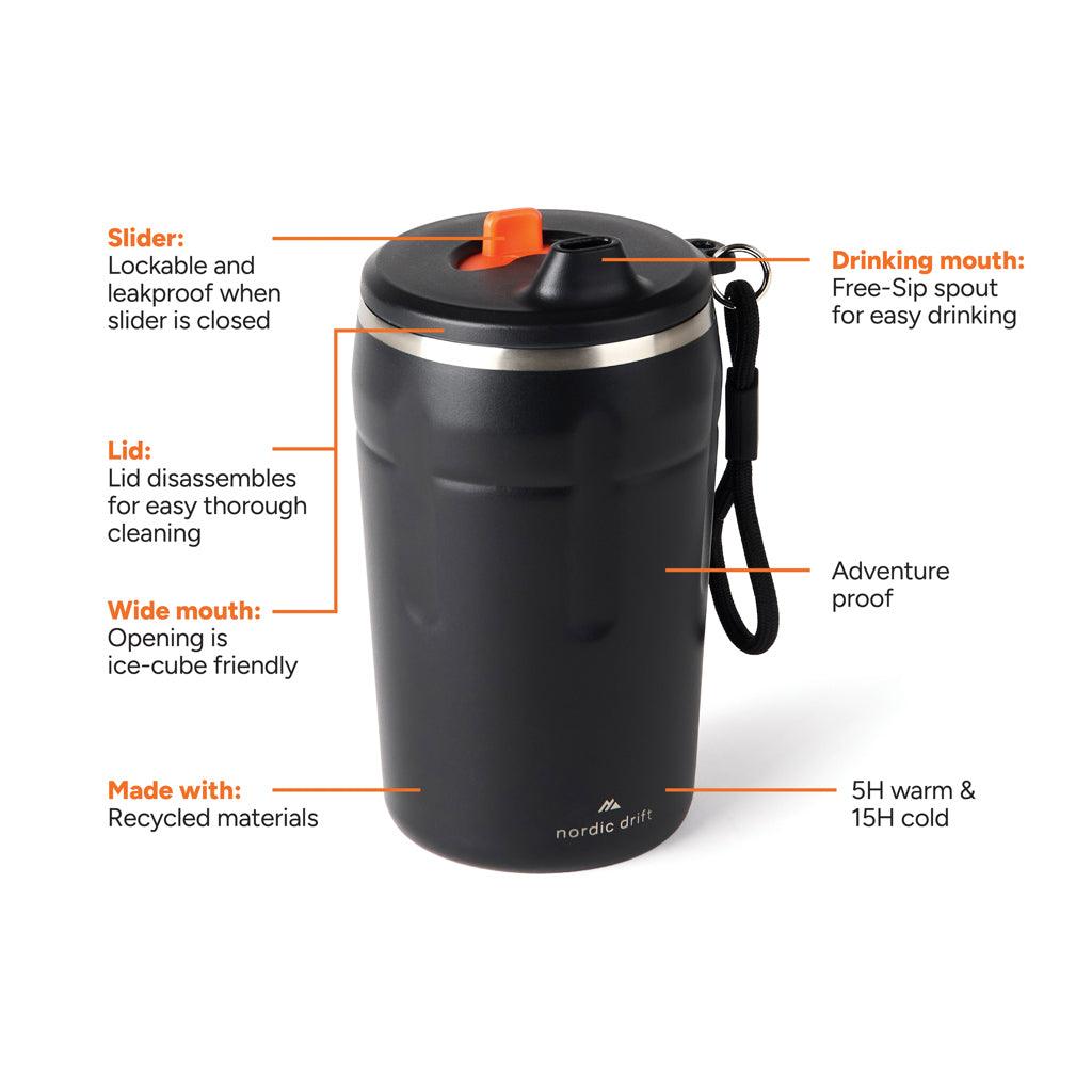 Nordic Drift Trail RCS lekvrije koffie beker 350ml