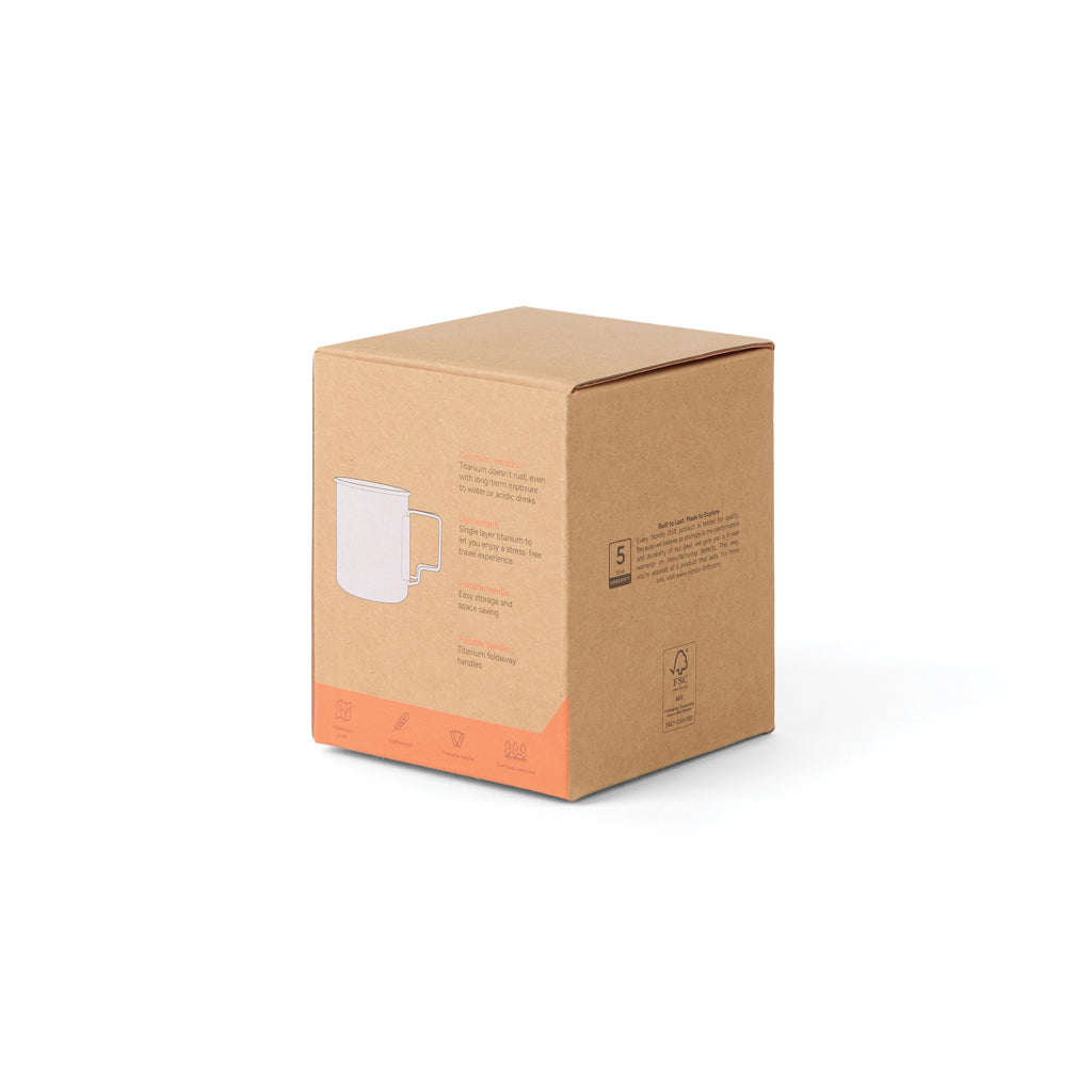 Nordic Drift Trail Ultra Light Titanium 450ml beker