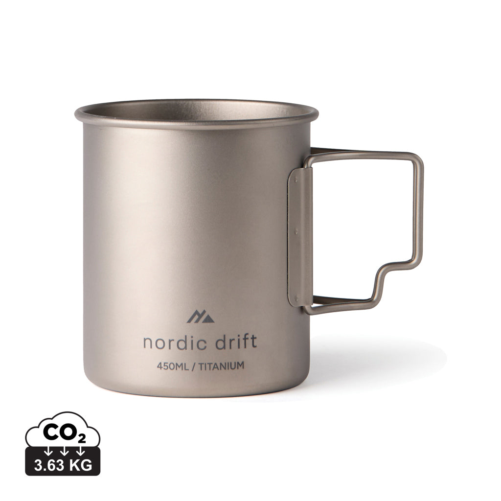 Nordic Drift Trail Ultra Light Titanium 450ml beker