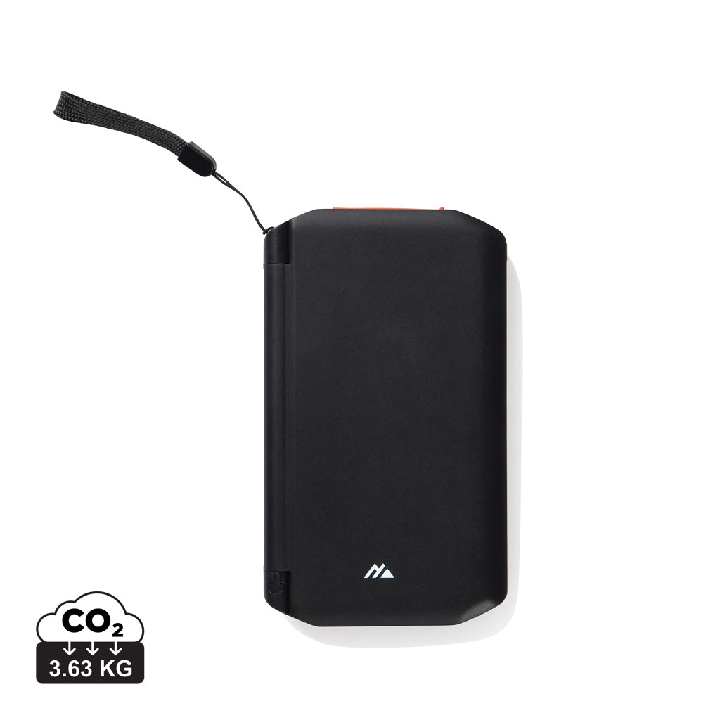 Nordic Drift Titan 10.000mAh solar powerbank met 3 panelen