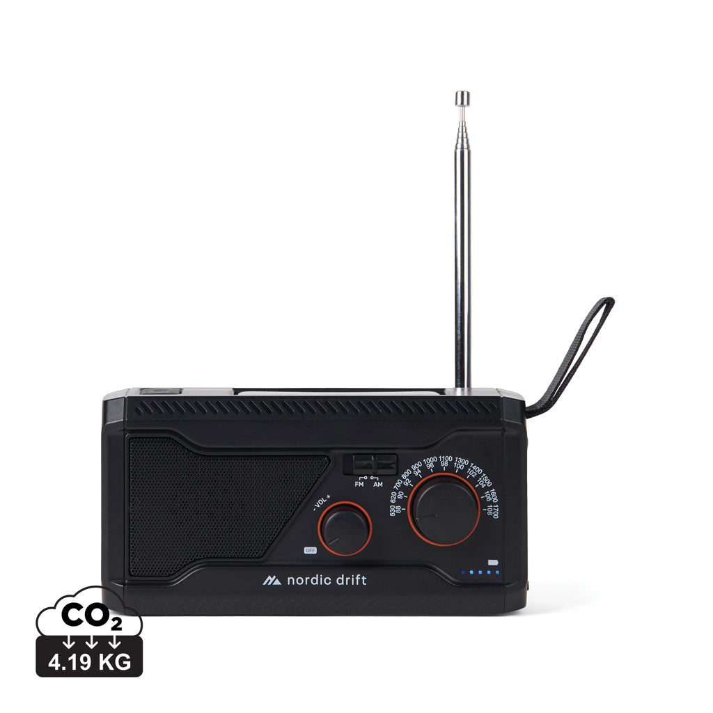 Nordic Drift Titan IPX4 multifunctionele noodradio 4000mAh