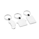 RCS sleutelhanger van gerecycled zinc alloy