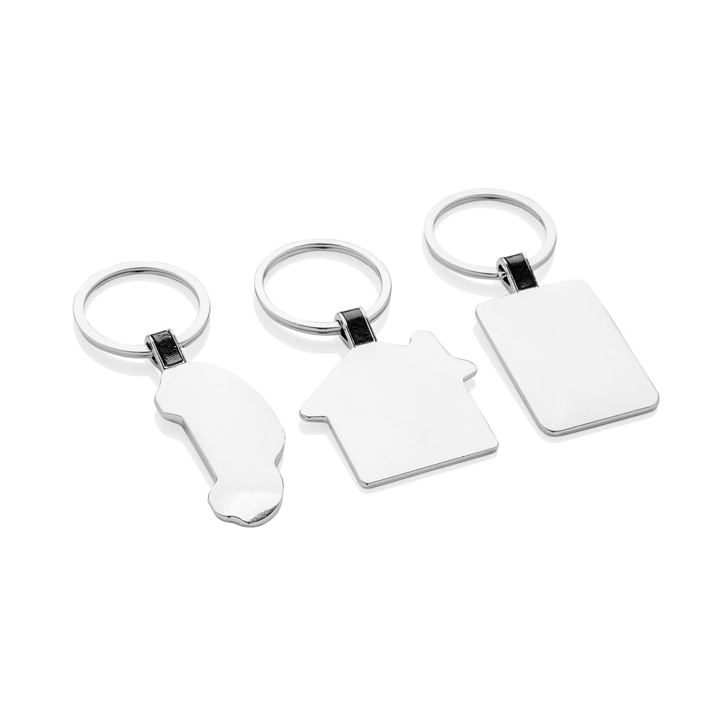 RCS sleutelhanger van gerecycled zinc alloy