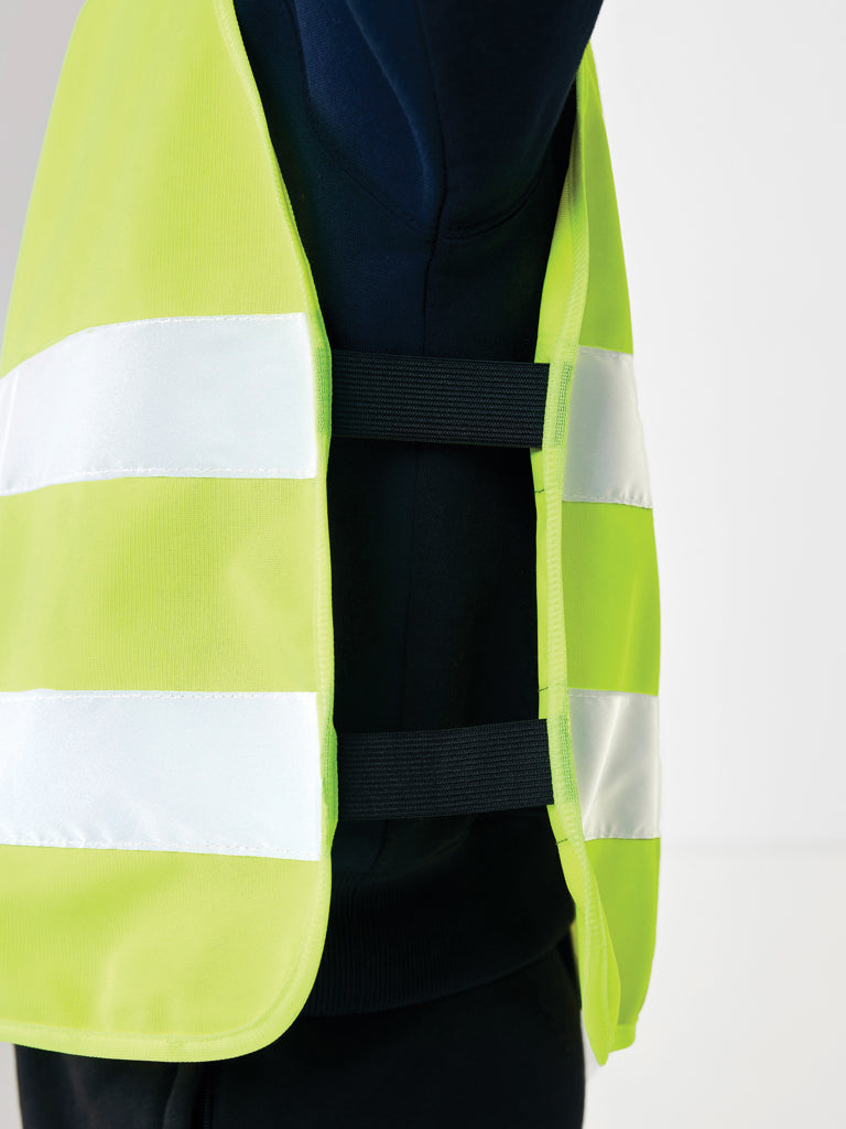 GRS gerecycled PET reflecterend veiligheidsvest 7-12 jaar