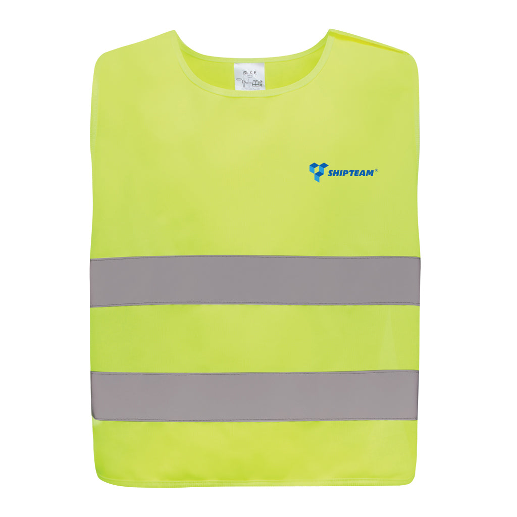 GRS gerecycled PET reflecterend veiligheidsvest 7-12 jaar