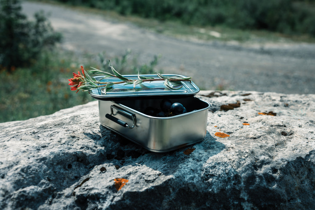 RCS gerecycled roestvrijstalen lekvrije lunchbox