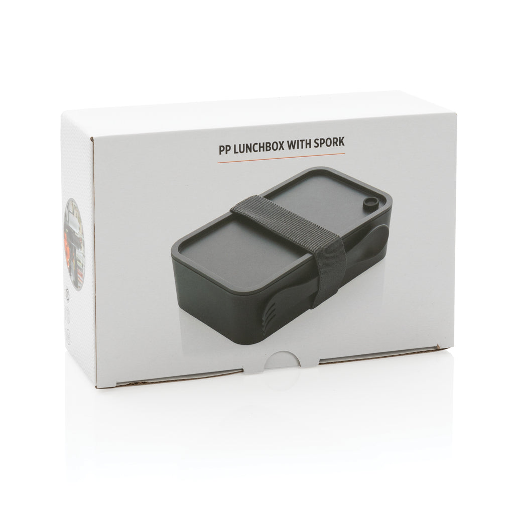 PP lunchbox met spork