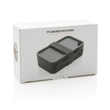PP lunchbox met spork