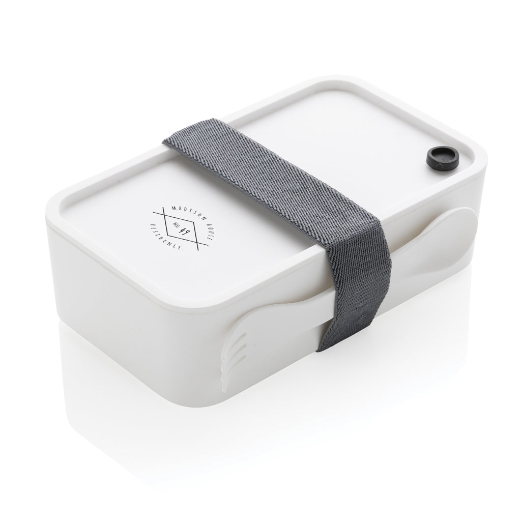 PP lunchbox met spork