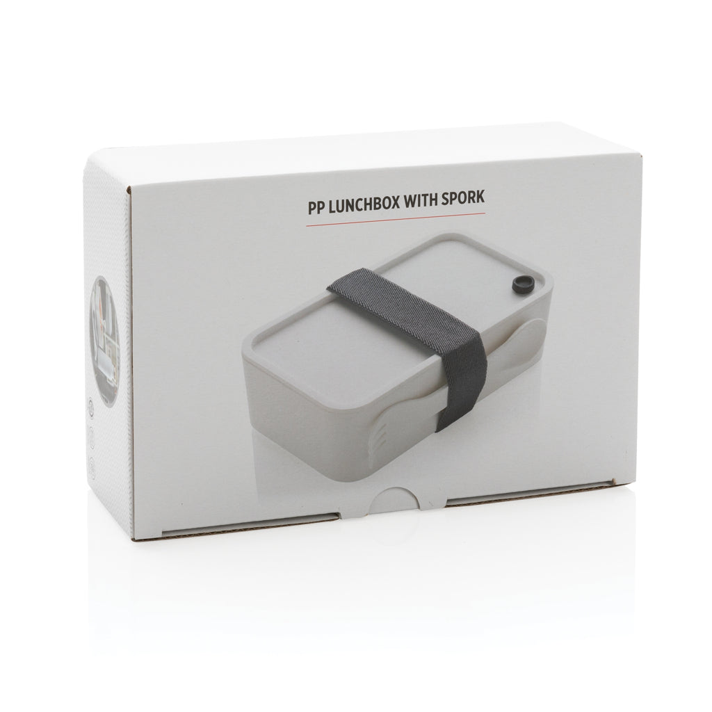 PP lunchbox met spork