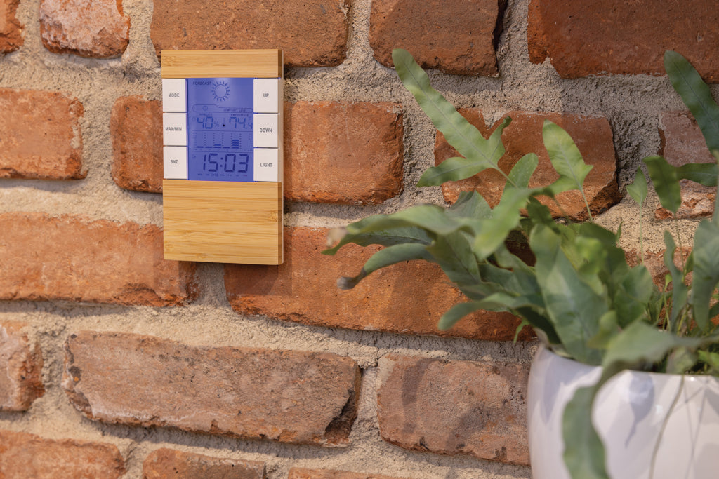 Utah RCS rplastic en bamboe weerstation