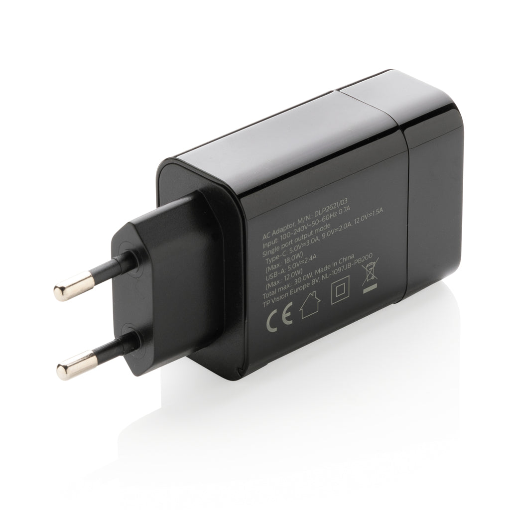 Philips 30W snellader met dual output en PD