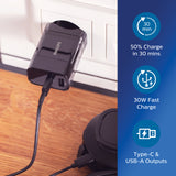 Philips 30W snellader met dual output en PD