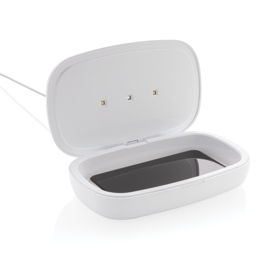 UV-C sterilisatie box met 5W draadloze oplader