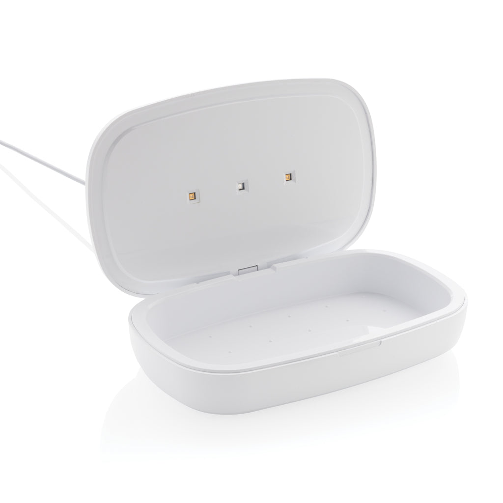 UV-C sterilisatie box met 5W draadloze oplader