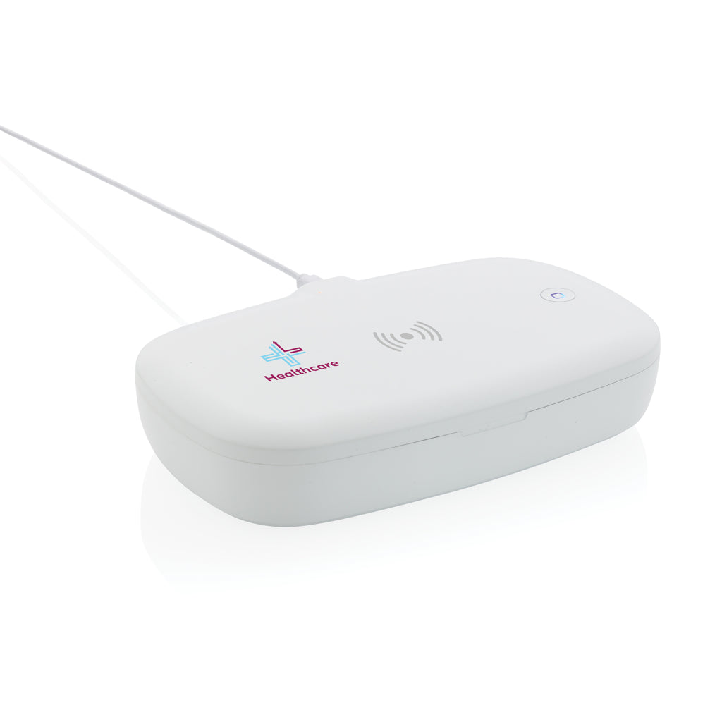 UV-C sterilisatie box met 5W draadloze oplader