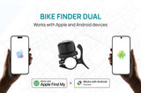 Bike Finder Dual fietsbel met wereldwijd lokaliseren