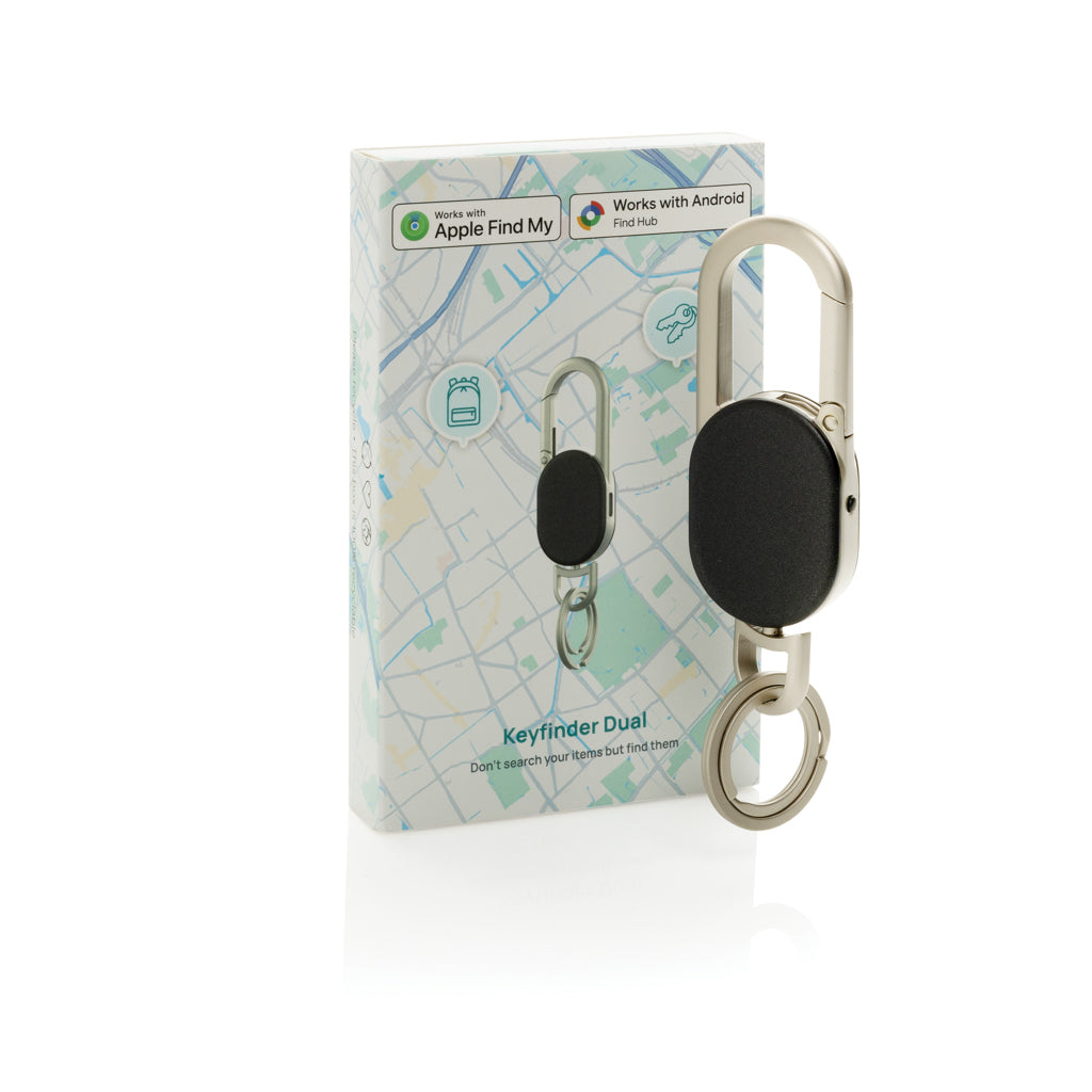 Keyfinder Dual keychain met wereldwijd lokaliseren