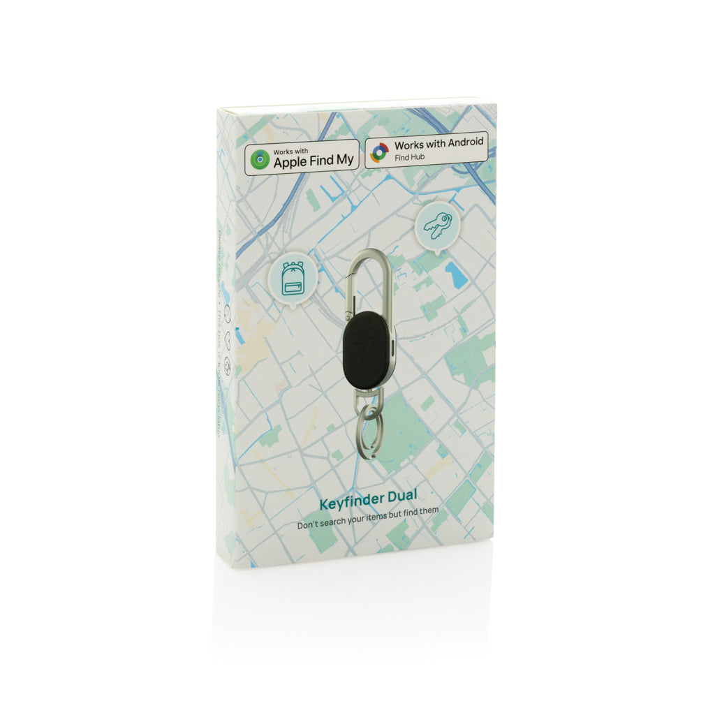 Keyfinder Dual keychain met wereldwijd lokaliseren