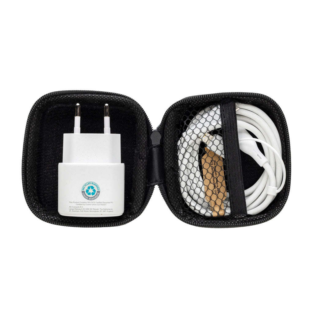 Boost RCS gereycled PET 20W type C 2-delige oplaadset
