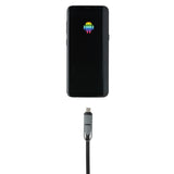 3-in-1 kabel met oprolmechanisme