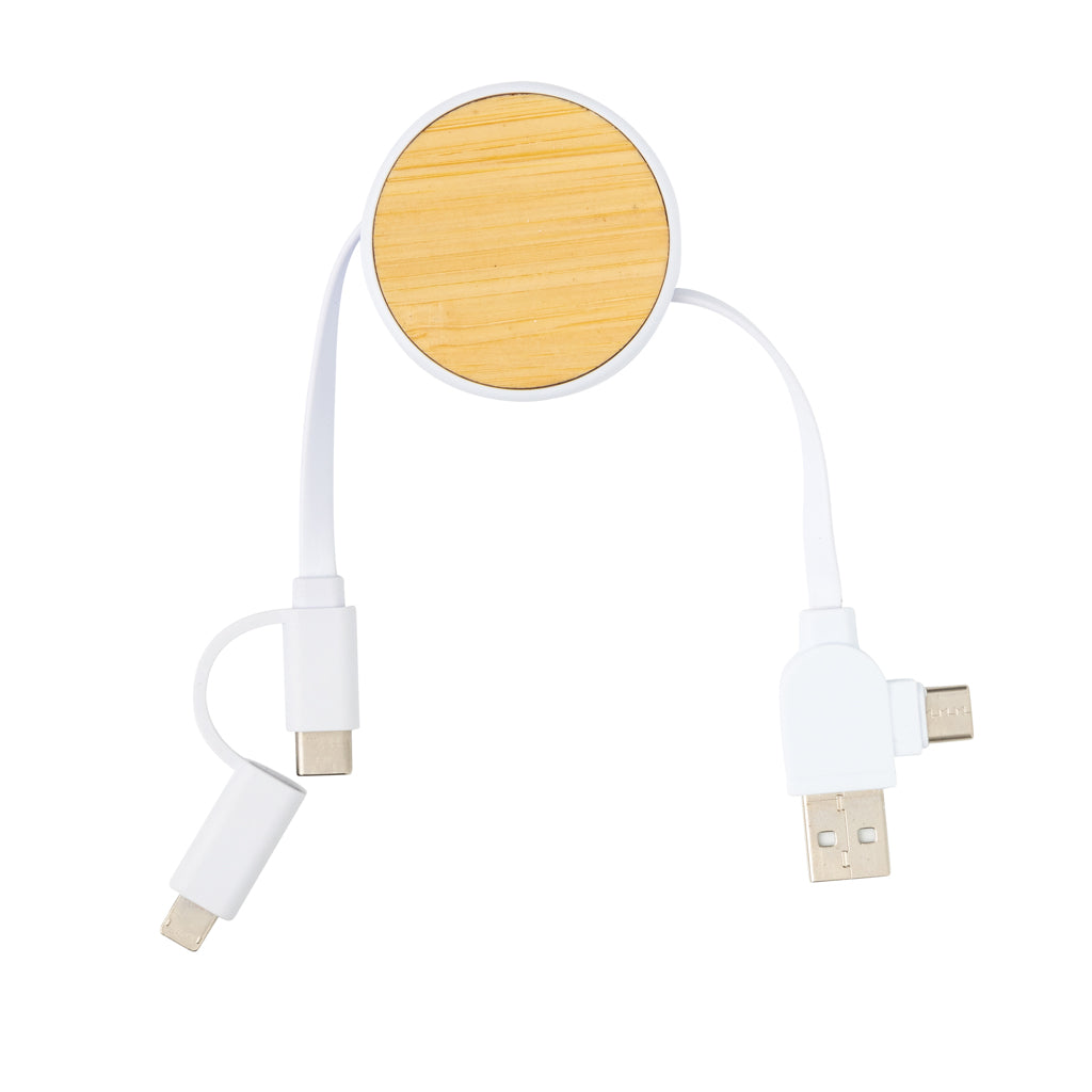RCS gerecycled plastic Ontario 4-in-1 oprolbare kabel
