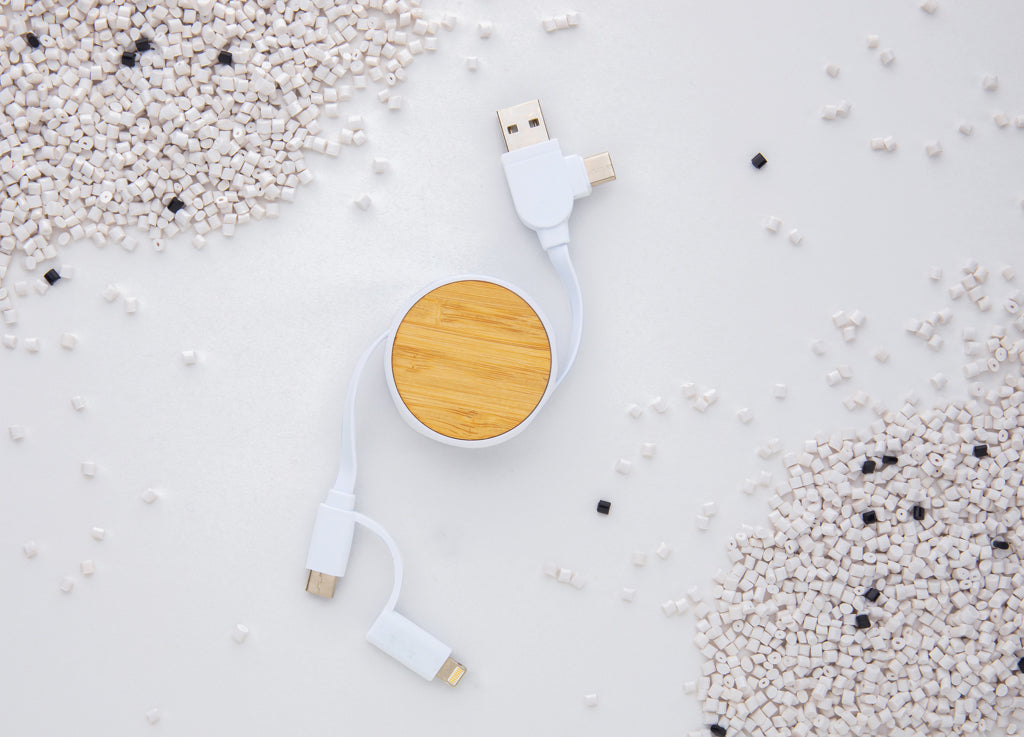 RCS gerecycled plastic Ontario 4-in-1 oprolbare kabel