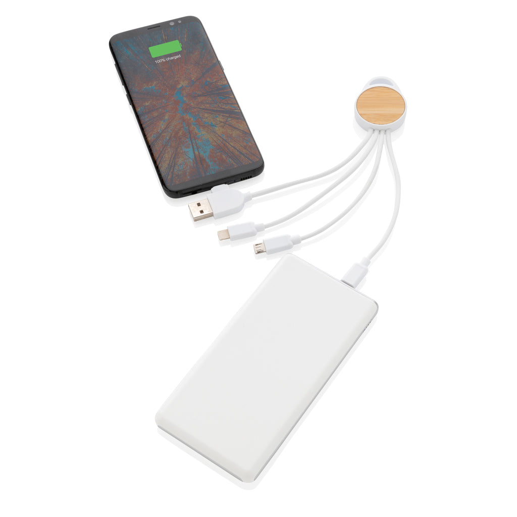 RCS gerecycled plastic Ontario 6-in-1 ronde kabel