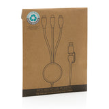 RCS gerecycled TPE en gerecyclede kunststof 60W 4-in-1 kabel