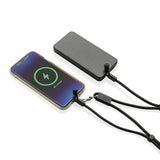 LoopAmp RCS rPET verstelbaar telefoonkoord met 60W kabel