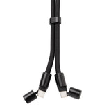 LoopAmp RCS rPET verstelbare telefoonarmband 60W kabel