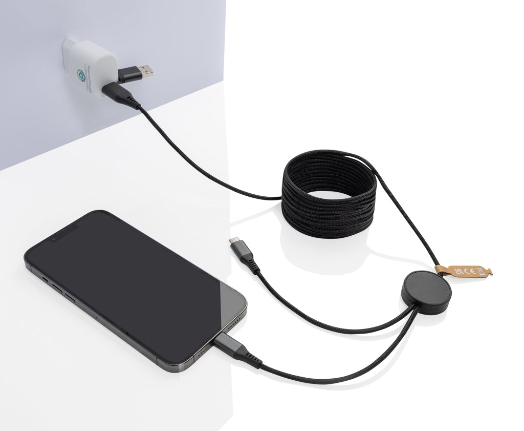Terra RCS gerecycled PET 3 meter  4-in-1 kabel
