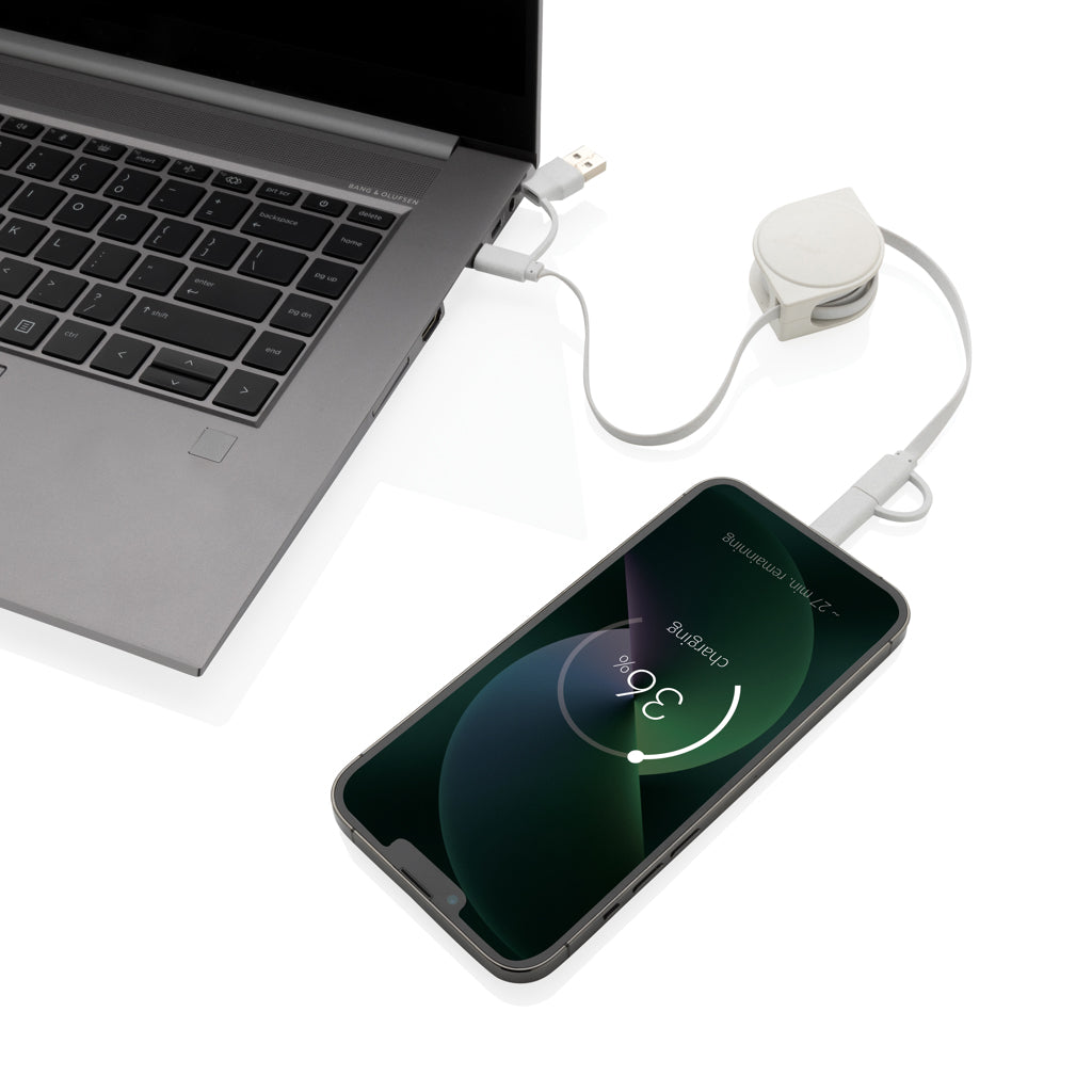 RCS standaard recycled plastic and TPE 4-in-1 kabel