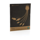 Terra RCS recycled aluminium 6-in-1 oplaadkabel