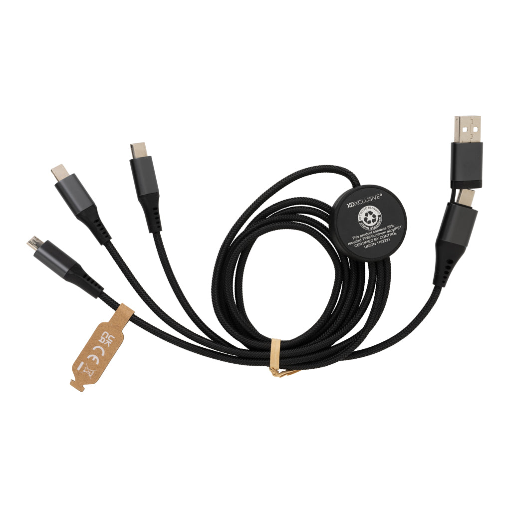 Terra 60W RCS recycled aluminium 120 cm 6-in-1 kabel