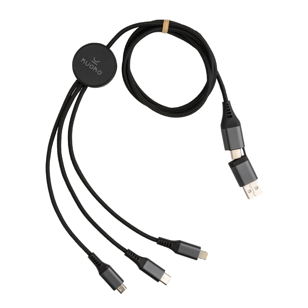Terra 60W RCS recycled aluminium 120 cm 6-in-1 kabel