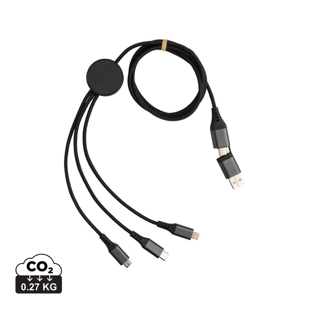 Terra 60W RCS recycled aluminium 120 cm 6-in-1 kabel