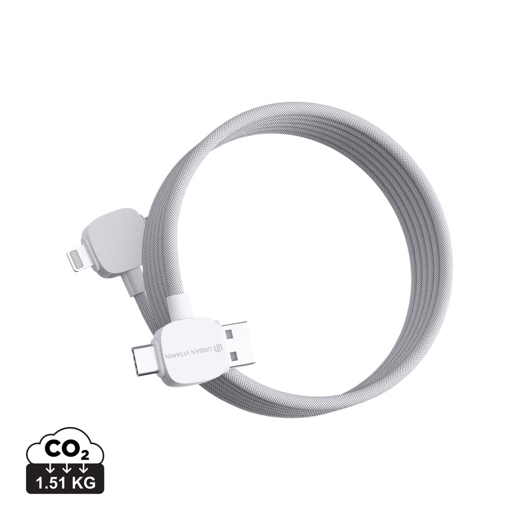 Urban Vitamin Stockton 65W gerecycled TPE/PET magn. kabel
