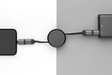 Terra RCS gerecycled aluminium uittrekbare 60W 6-in-1-kabel