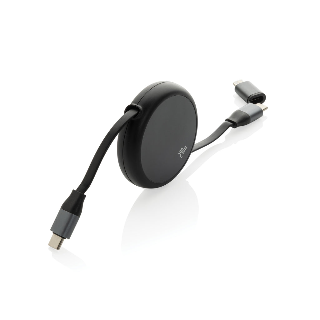 Terra recycled aluminum uittrekbare 240W kabel
