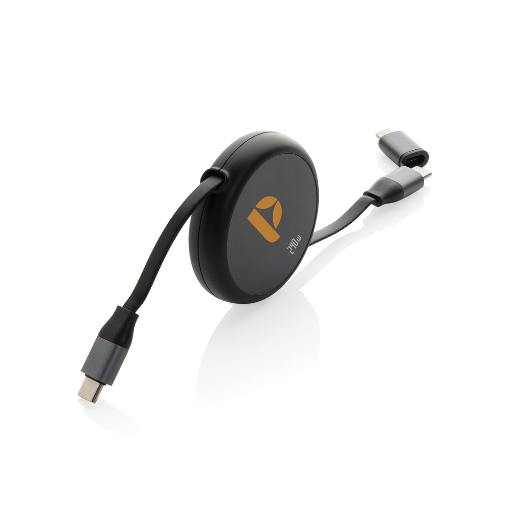 Terra recycled aluminum uittrekbare 240W kabel