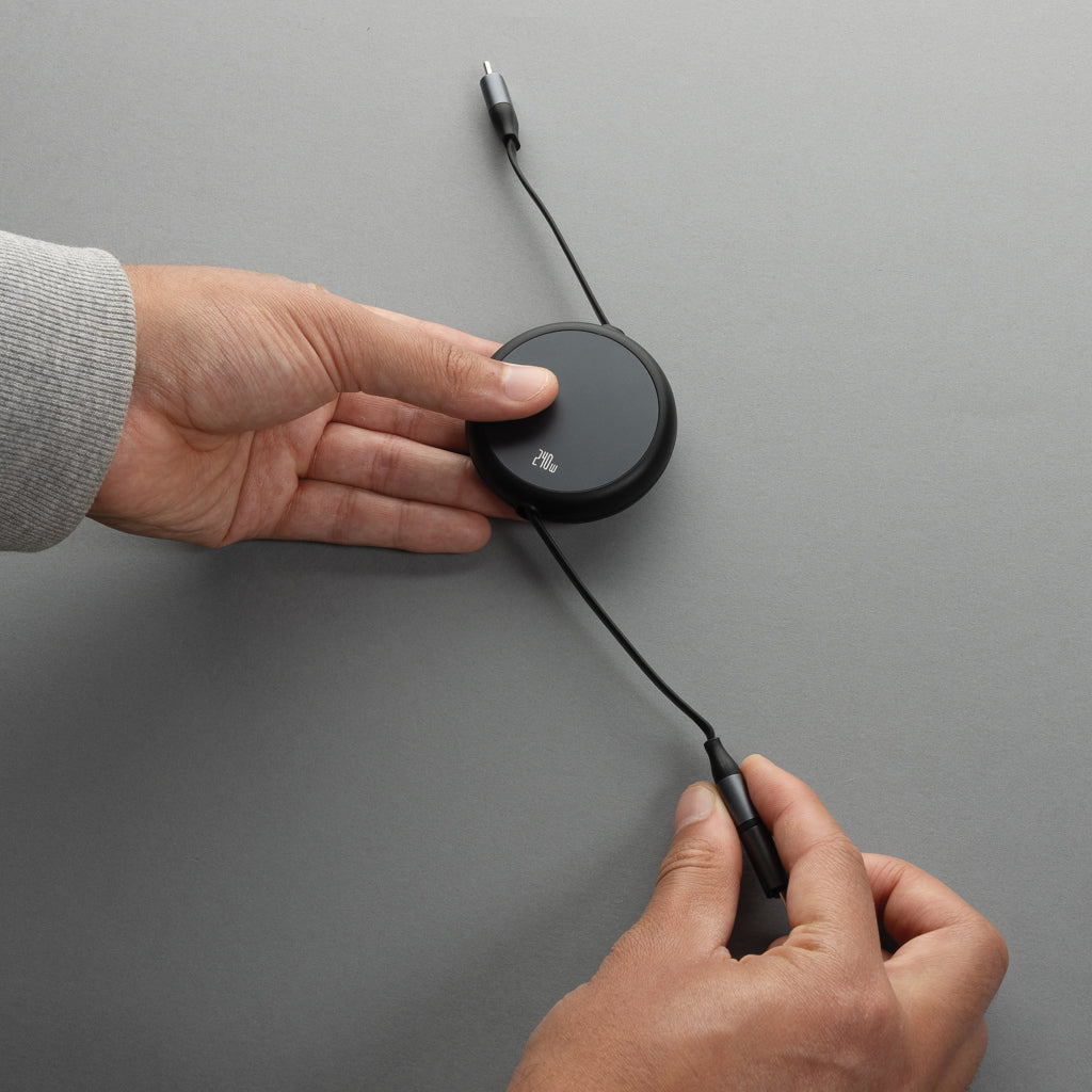Terra recycled aluminum uittrekbare 240W kabel