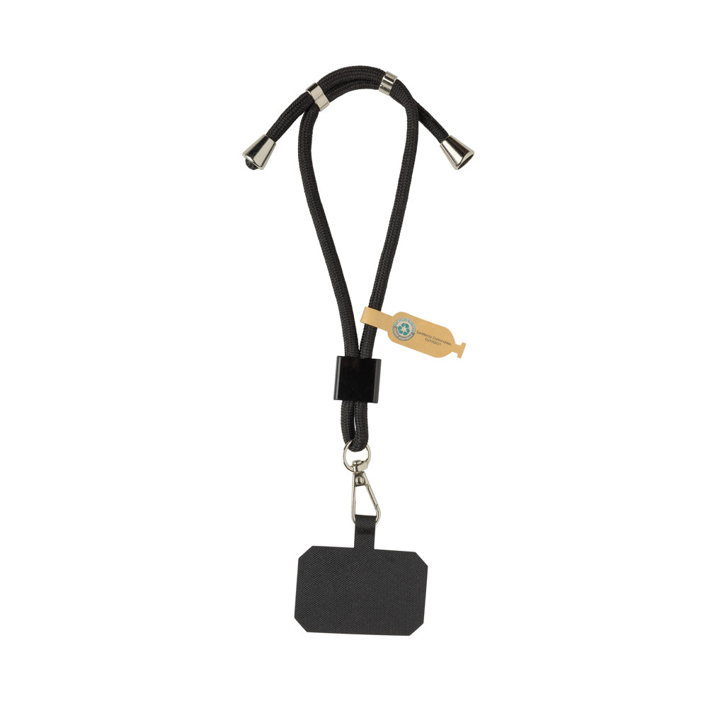 CarryLoop RCS rPET verstelbare telefoonhouder met polsband