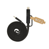 Arc Ultra-thin RCS recycled 60W 2 in 1 magnetische kabel