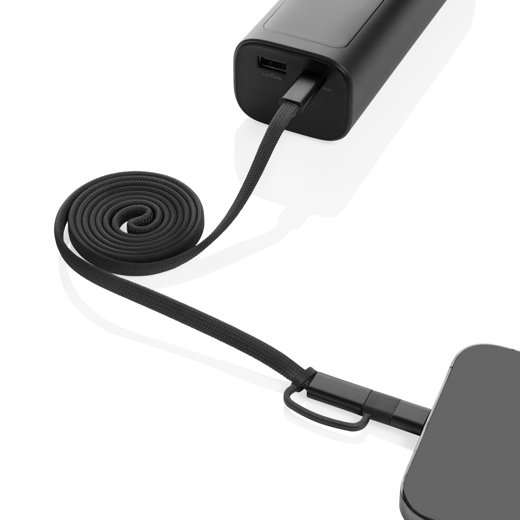Arc Ultra-thin RCS recycled 60W 2 in 1 magnetische kabel
