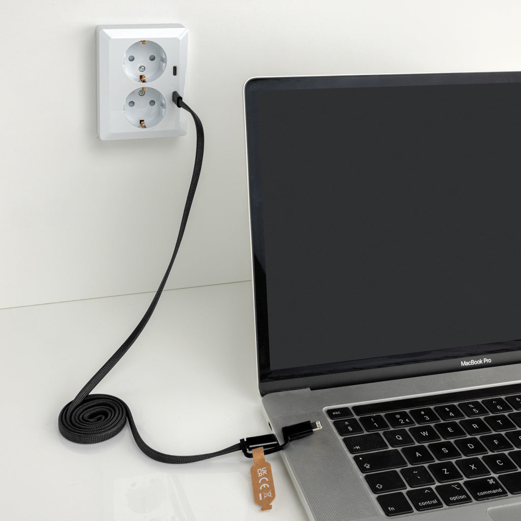 Arc Ultra-thin RCS recycled 60W 2 in 1 magnetische kabel