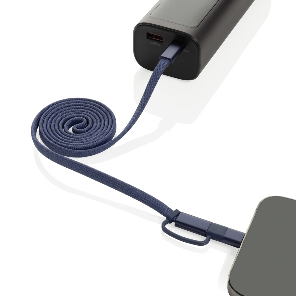 Arc Ultra-thin RCS recycled 60W 2 in 1 magnetische kabel